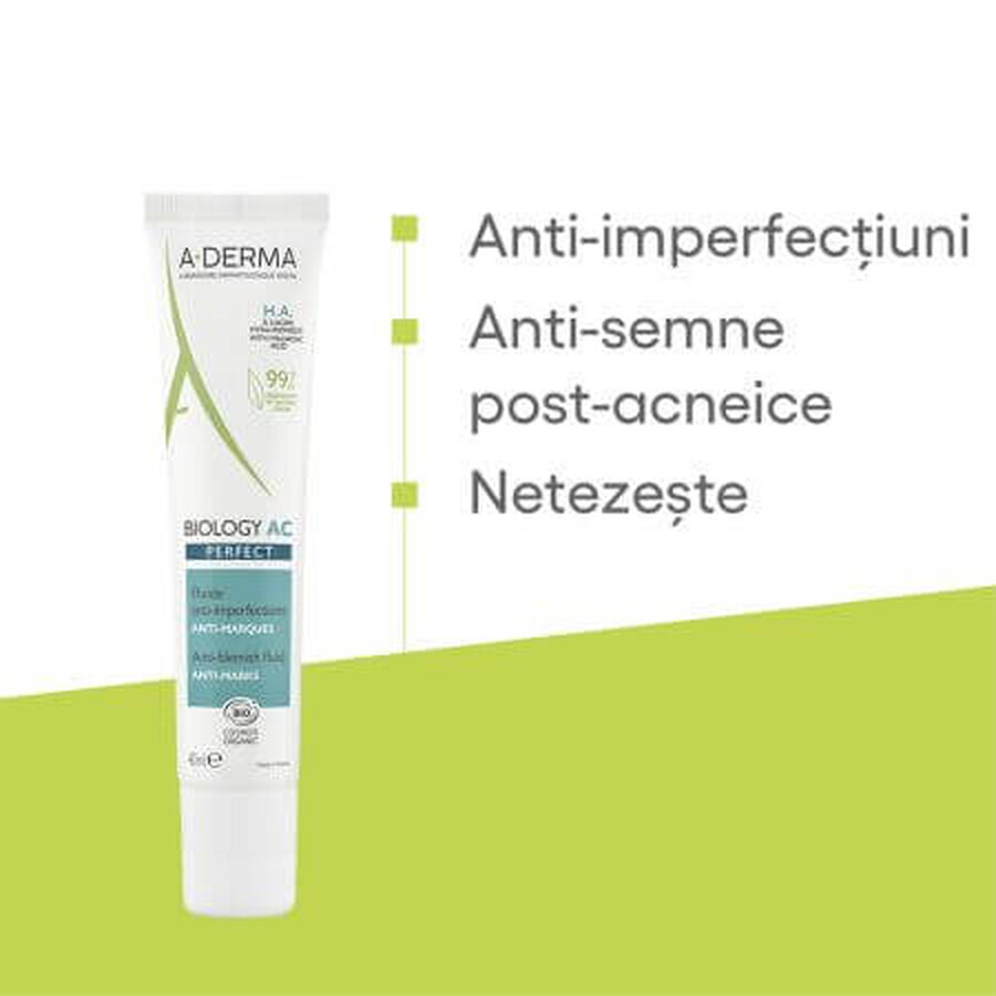 A-Derma Biologie AC Fluide anti-imperfections, 40 ml