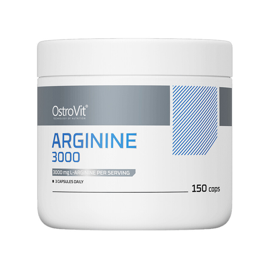 L-arginine, 1000 mg, 150 capsules, OstroVit