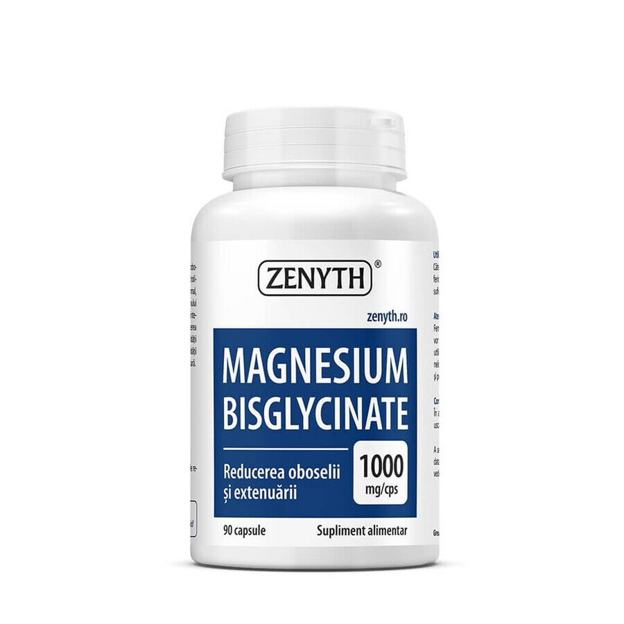Magnésium Bisglycinate, 90 gélules, Zenyth Évaluations