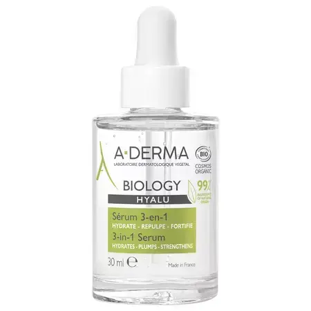 A-Derma Biologie Hyalu Feuchtigkeits-Serum 3 in 1, 30 ml