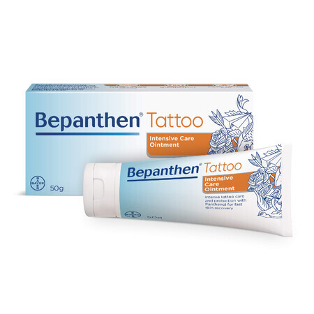 Bepanthen Tattoo Care Ointment, 50 g, Bayer