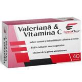 Valeriaan en vitamine C, 40 capsules, FarmaClass