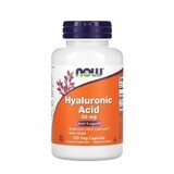 Acide hyaluronique 50 mg + MSM x 60 cps, Now Foods 