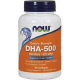 DHA-500 mg Omega 3 x 90 zachte cps, Now Foods