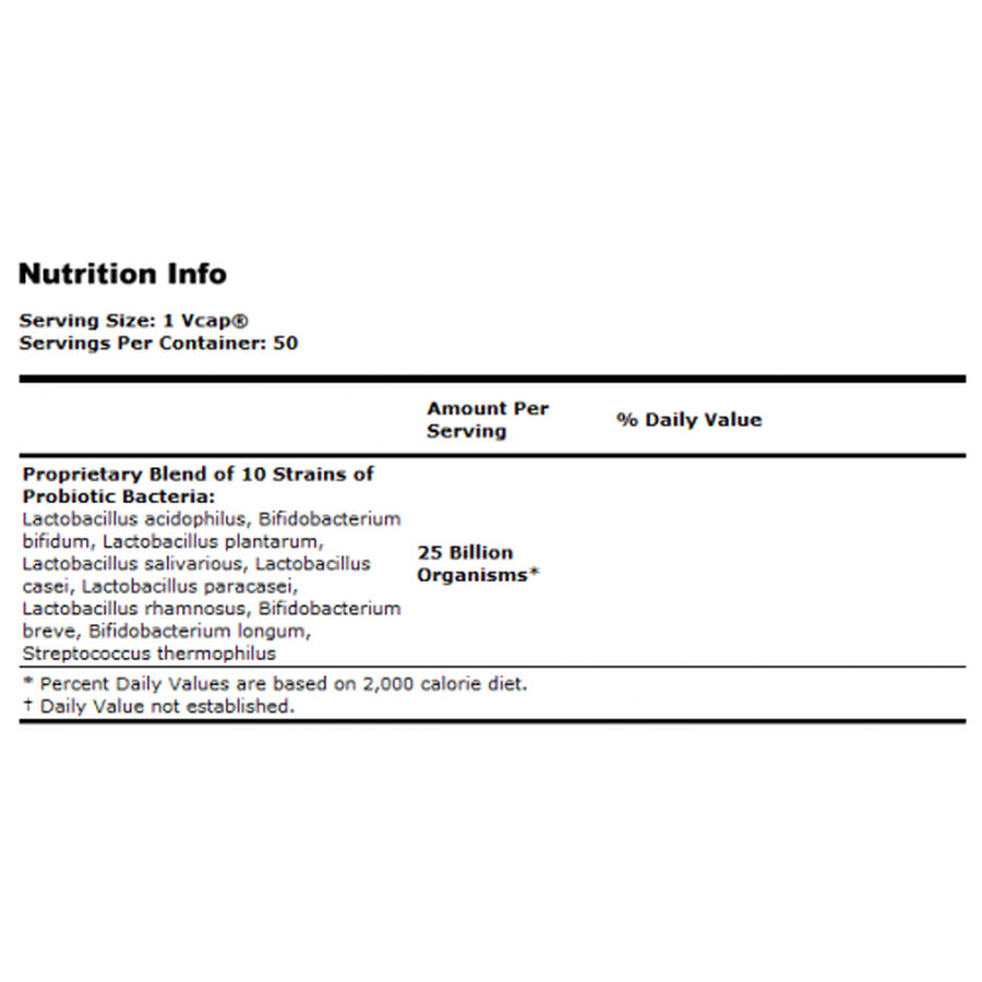 Probiotique-10 25 milliards x 30 capsules, Now Foods 