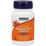Vitamin D3 5000 IU x 120 soft cps, Now Foods