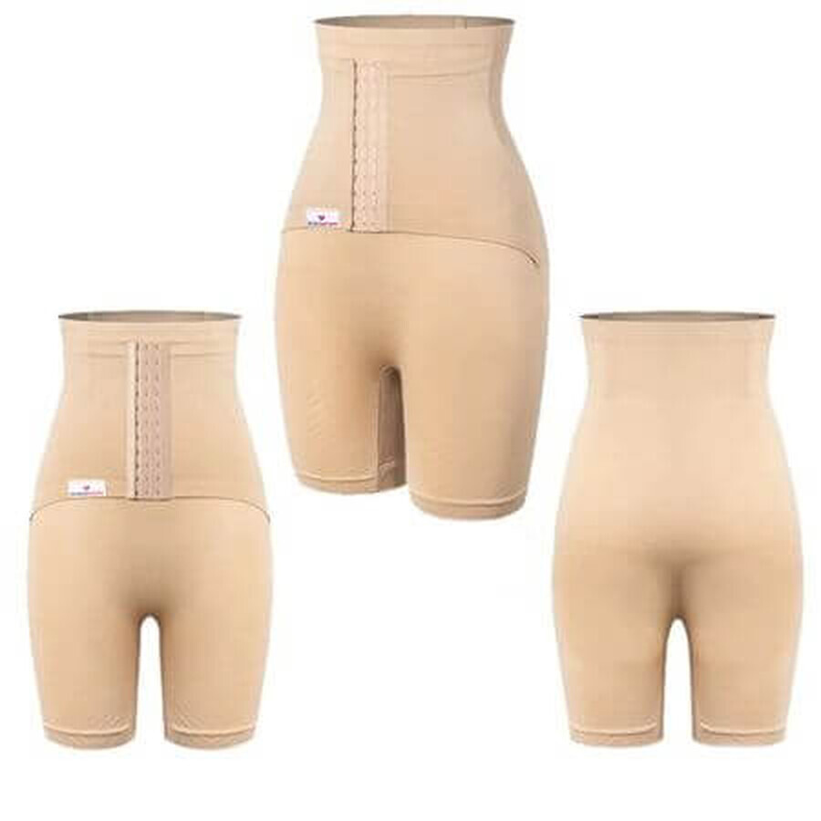 Shaper panty met geïntegreerde postnatale buikband, Maat S, Beige, Wondermom