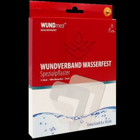 Steriler wasserdichter Wundverband, 5 Stück, WUNDMed