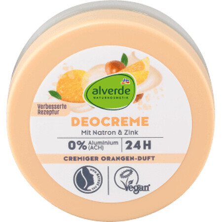 Alverde Naturkosmetik Crème déodorante au bicarbonate de sodium et zinc, 50 ml