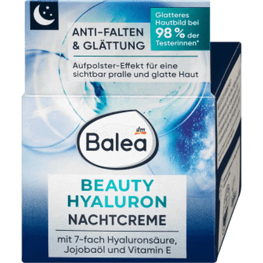 Balea hyaluronzuur nachtcrème, 50 ml