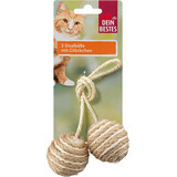 Dein Bestes Sisal ballen met belletjes voor katten, 1 stuk