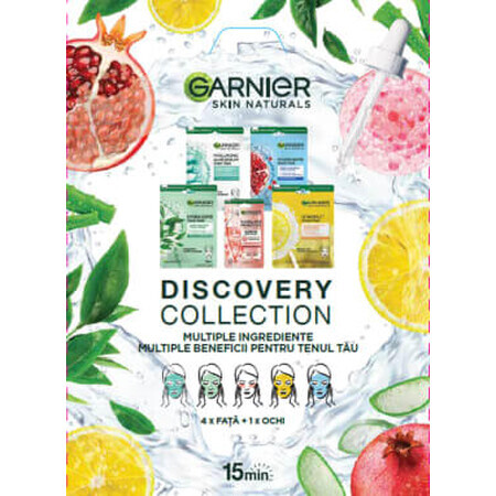 Garnier Skin Naturals Set de 5 masques de soin, 1 pc