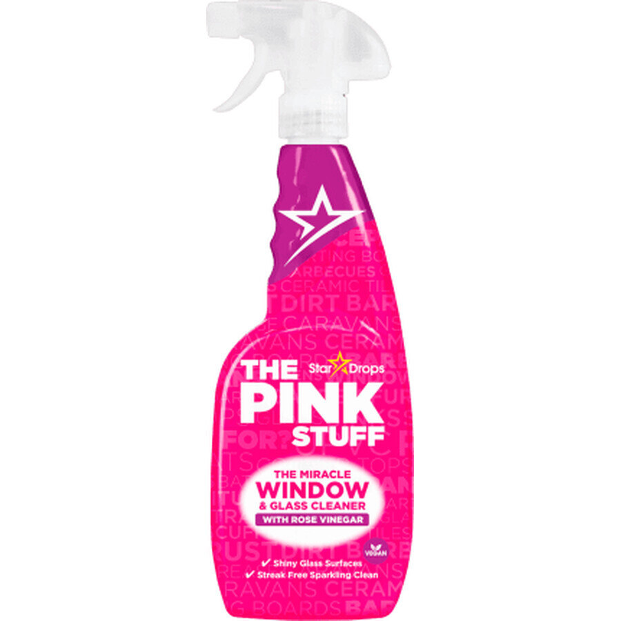 The Pink Stuff Soluție pentru curățarea geamurilor, 750 ml