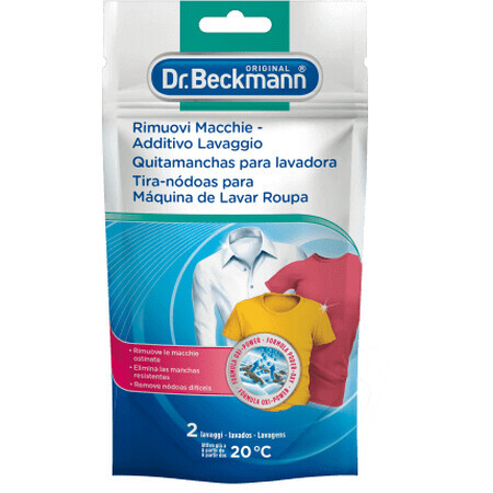 Dr.Beckmann vlekkenverwijderaar wasmiddel 2 wasbeurten, 80 g