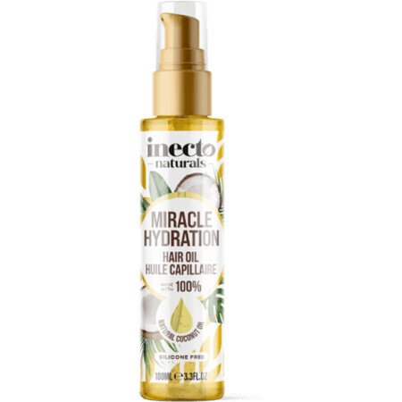 Inecto NATURALS Ulei de păr hidratant cu cocos, 100 ml