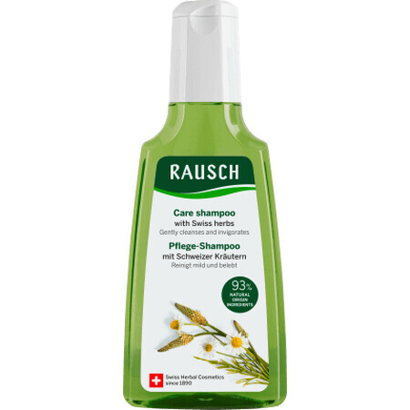 Rausch Haarverzorgingsshampoo met Zwitserse kruiden, 200 ml