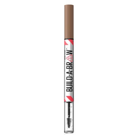 Build a Brow Eyebrow Pencil + Fixing Gel, Soft Brown, 1.4 g, Maybelline