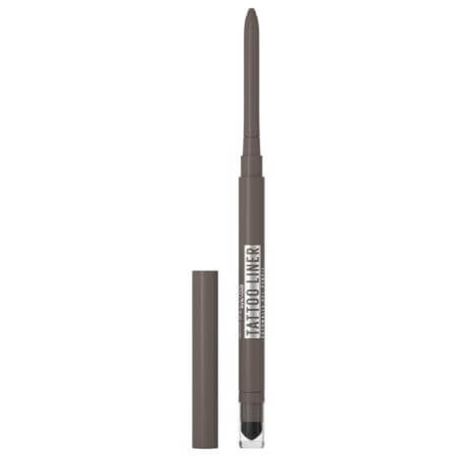 Tattoo Liner Crayon mécanique automatique pour les yeux, gris moka, Maybelline