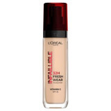 Infaillible 32H Fresh Wear Fond de teint résistant au transfert, 135 Light-Medium, 30 ml, Loreal Paris