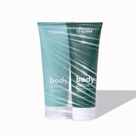 Rijke bodycrème 250 ml + Dagelijkse bodylotion 250 ml, Synergy Therm