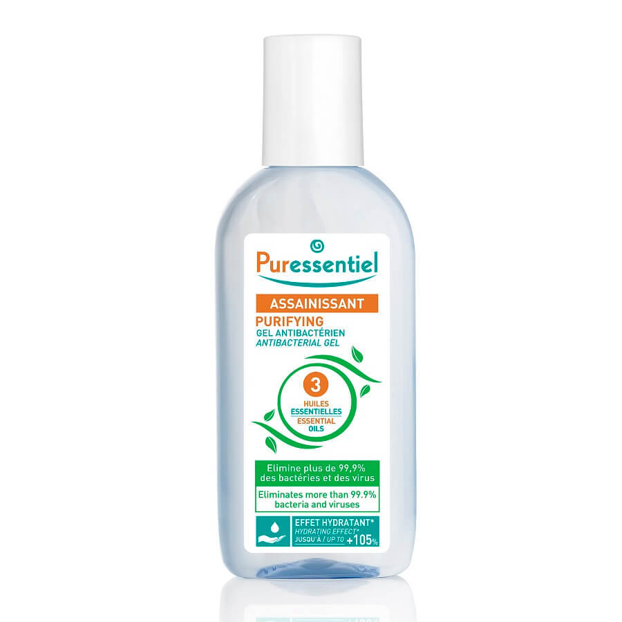 Gel purifiant antibactérien aux 3 huiles essentielles, 80 ml, Puressentiel