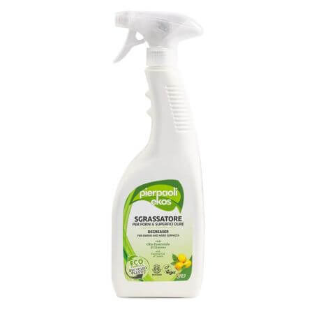 Eko solution dégraissante pour fours et surfaces dures à l'huile essentielle de citron, 750 ml, Pierpaoli