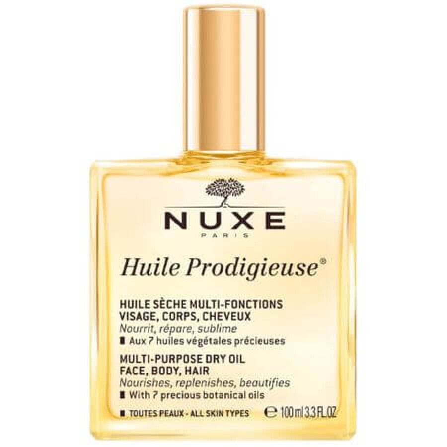 Prodigieuse multifunctionele olie voor gezicht, haar en lichaam, 100 ml, Nuxe