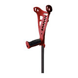 Red ergonomic crutch ASW/04/02 Access Safe Walk, 1 piece, Biogenetix