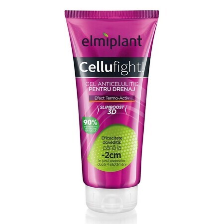 Cellufight anti-cellulitis drainage gel, 200 ml, Elmiplant