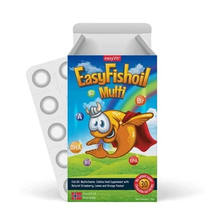 Easy fishoil multi, 30 kauwtabletten, EasyVit