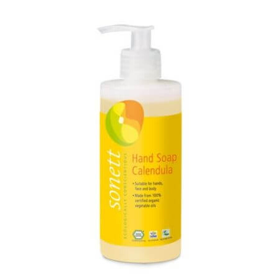 Sapun ecologic cu galbenele, 300 ml, Sonett