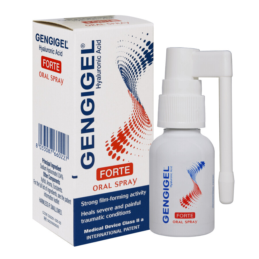 Gengigel Forte gomme spray, 20 ml, Ricefarma