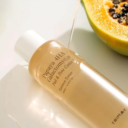 Exfoliërende Toner, Papaja 4HA Galactomyces Peel & Poriecontrole, Trimay, 200 ml, Biocart