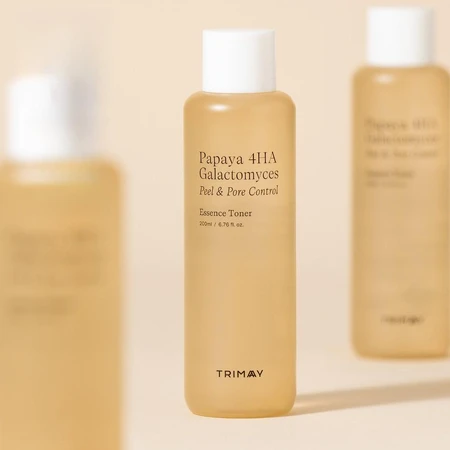 Exfoliërende Toner, Papaja 4HA Galactomyces Peel & Poriecontrole, Trimay, 200 ml, Biocart