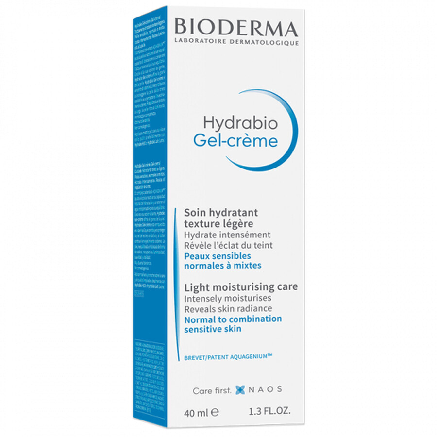 Bioderma Hydrabio Gel Creme für normale oder empfindliche Mischhaut 40 ml