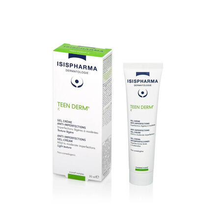 IsisPharma Tiener Derm K Crème voor acne huid, 30 ml