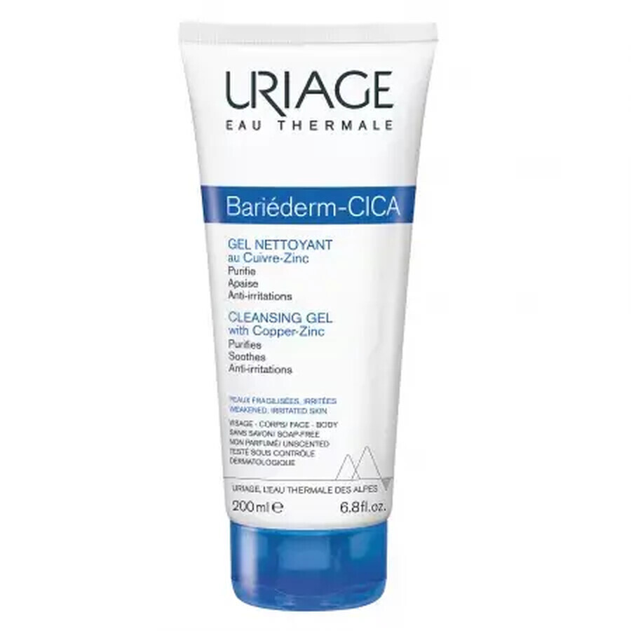 Bariederm Cica-Reinigungsgel, 200 ml, Uriage