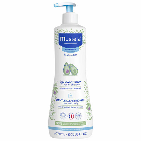 Haar- und Körperreinigungsgel, 750 ml, Mustela