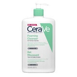 Schuimende reinigingsgel voor de normaal-vette huid, 1000 ml, CeraVe
