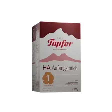 Fórmula de leche en polvo HA1, 600 g, Topfer