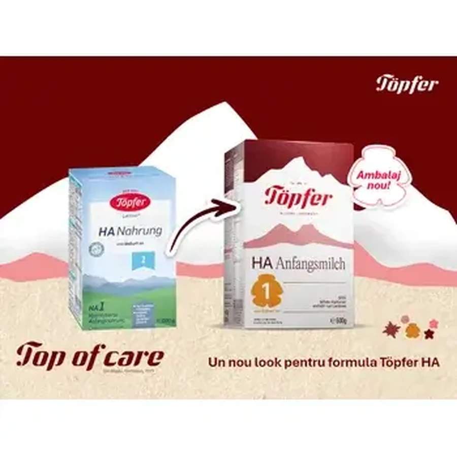 Fórmula de leche en polvo HA1, 600 g, Topfer