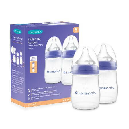 Confezione biberon, + 1 mese, 2 pezzi x 160 ml, Lansihoh