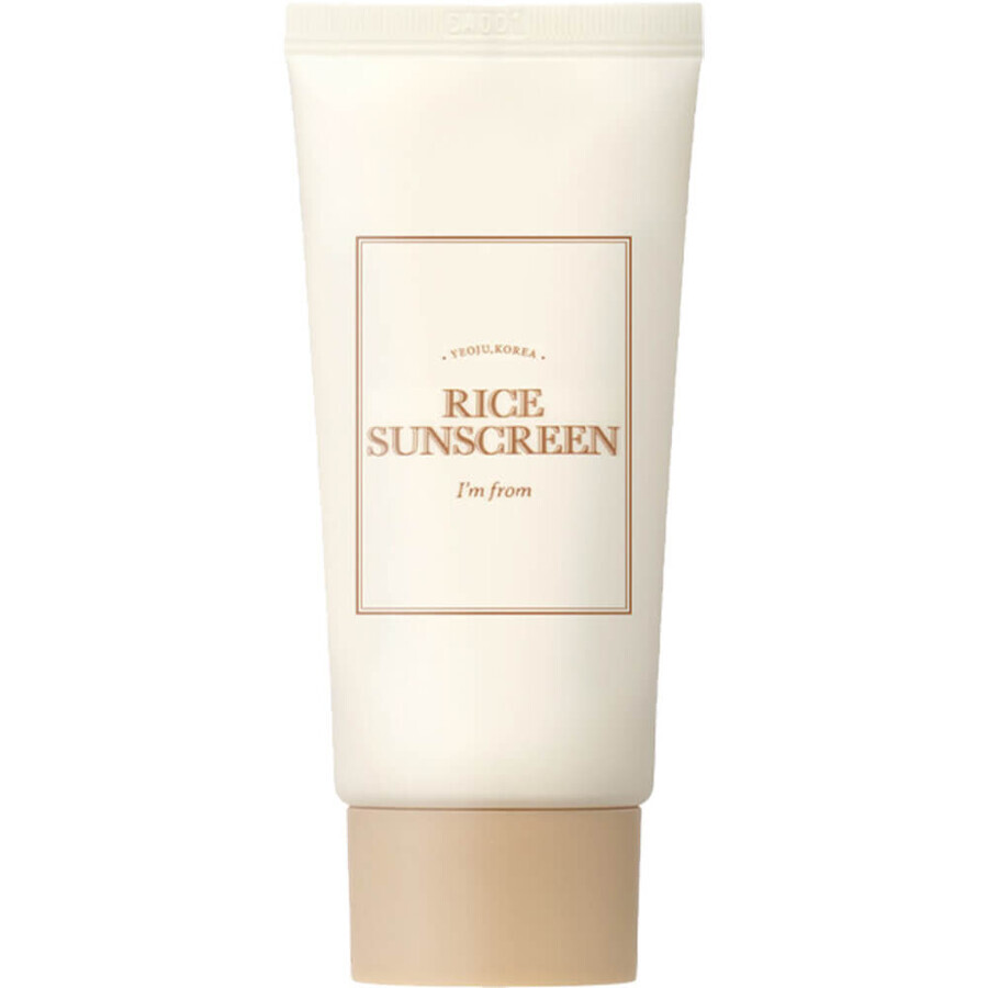 Zonnebescherming Gezichtscrème SPF 50+ PA++++ Rijst, 50 ml, I'm From