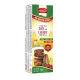 Cookies filled with cherries and dates, no sugar added, 180 g, Molendini