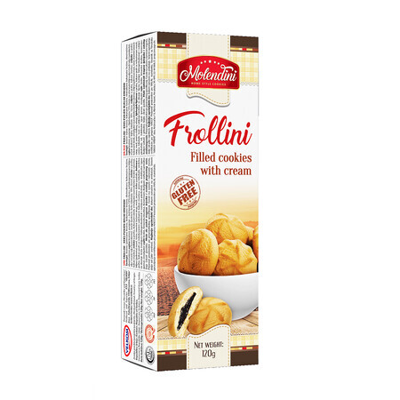 Dried cookies with cream Frollini, 120 g, Molendini