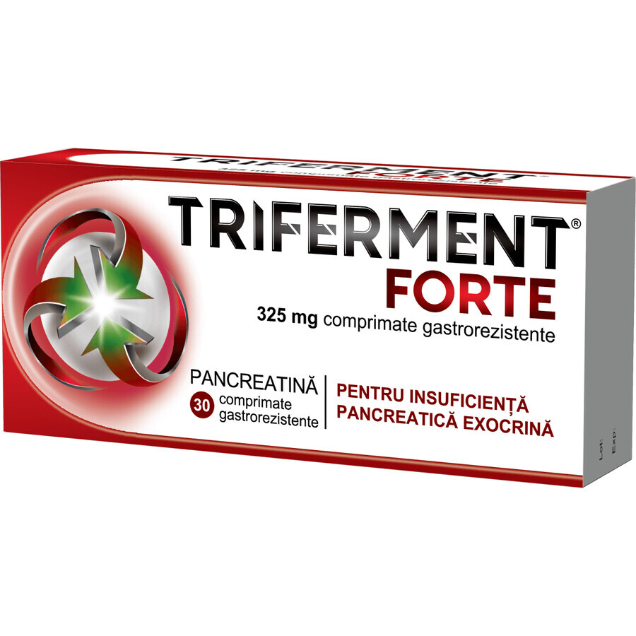 Triferment Forte, 325 mg, 10 maagsapresistente tabletten, Biofarm