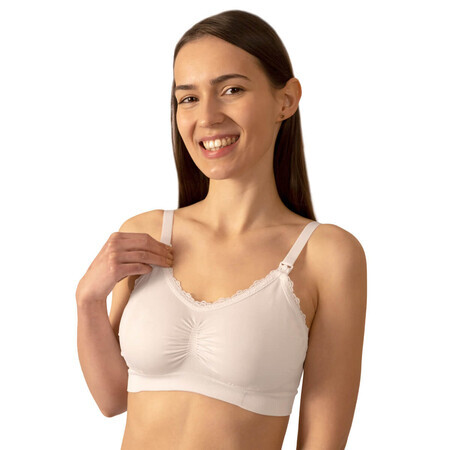 Soutien-gorge d'allaitement, bonnet F 80 - 85, blanc, Babyono