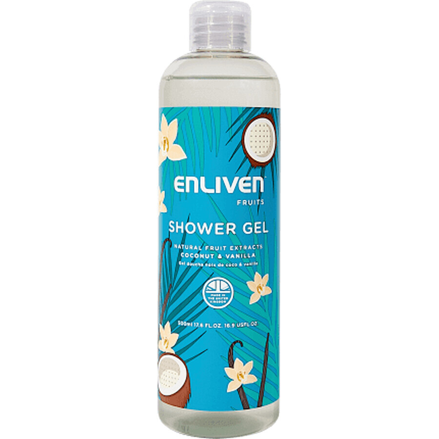 Enliven Kokosnoot &amp; Vanille Douchegel, 500 ml