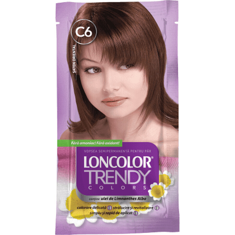 Loncolor Trendy Vopsea semipermanentă chestnut C6, 1 buc