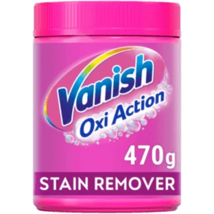 Vanish Oxi Action Różowy odplamiacz w proszku 470 g